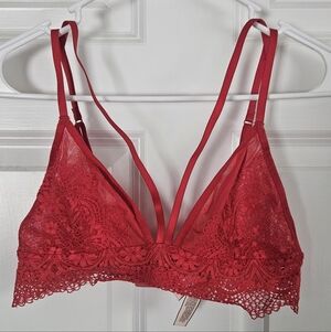 Victoria's Secret Red Lace Bralette
